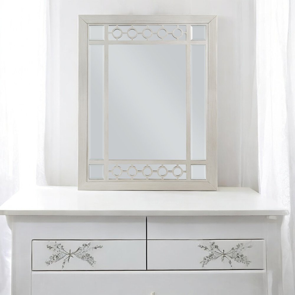 Varian Mirror, Silver & Mirrored