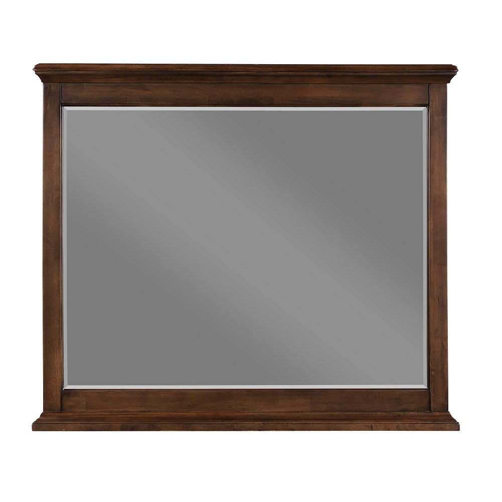 Franklin 4Pcs Pack Full Bed Set, Brushed Walnut