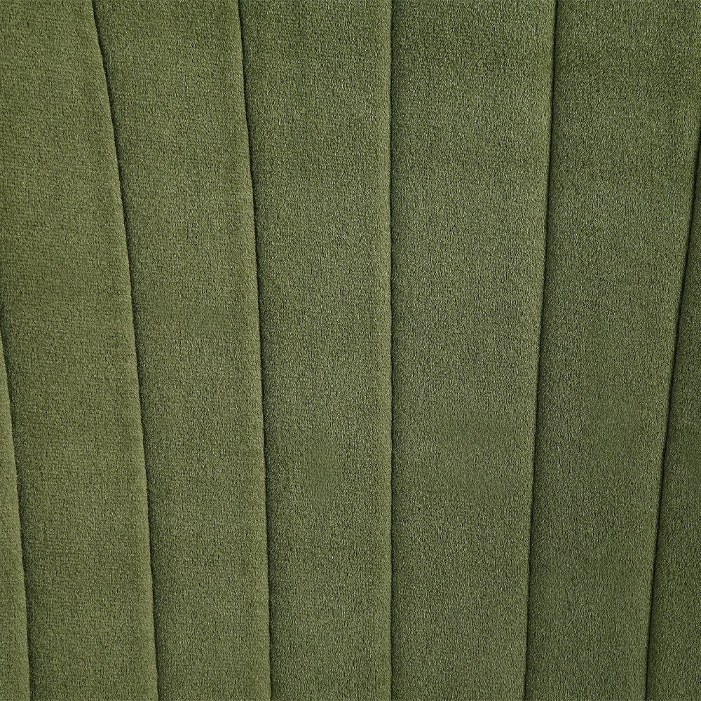 Fallon Side Chair (Set-2), Green Velvet & Mirrored Gold
