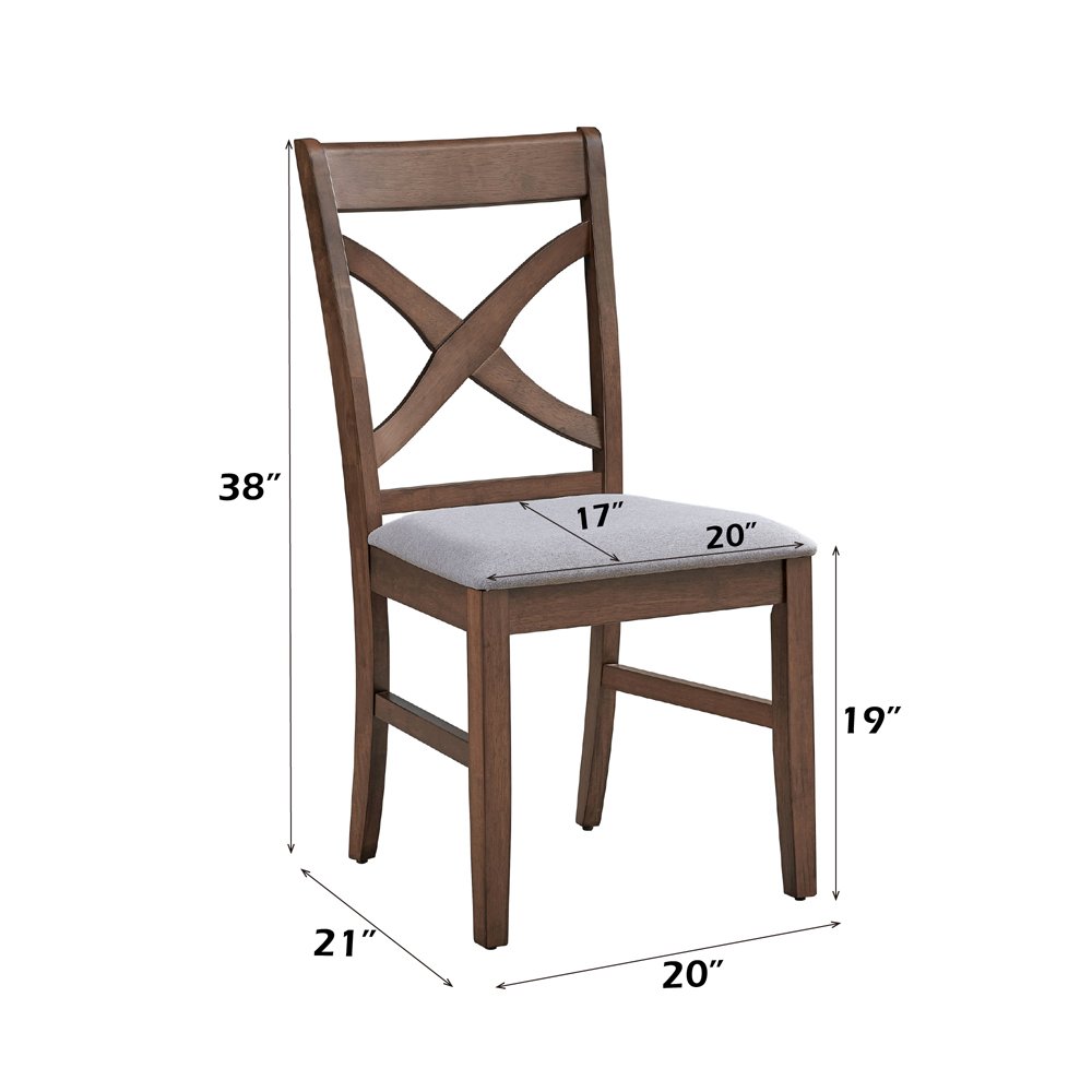 Ferris Side Chair (Set-2), Brown