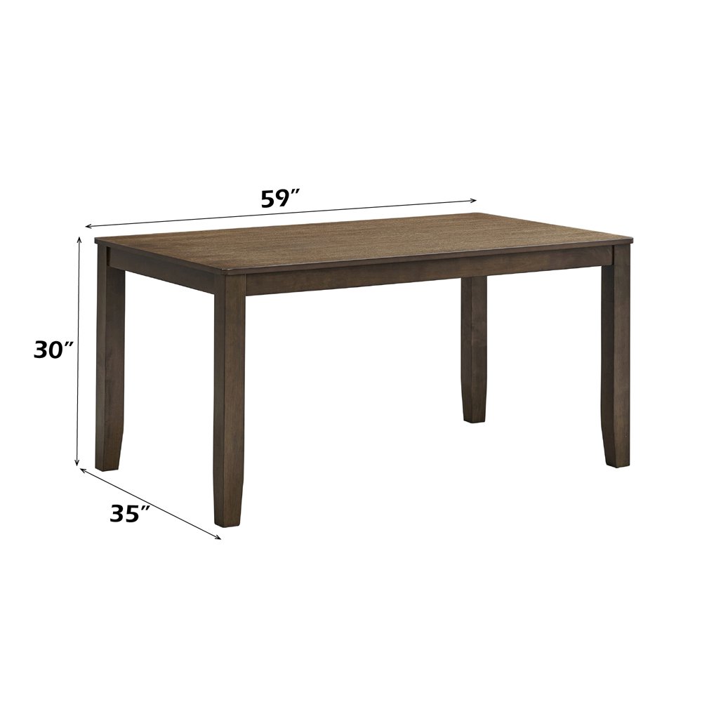 Damica Dining Table, Walnut