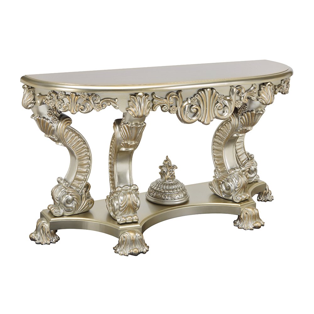 Sorina Sofa Table, Antique Gold