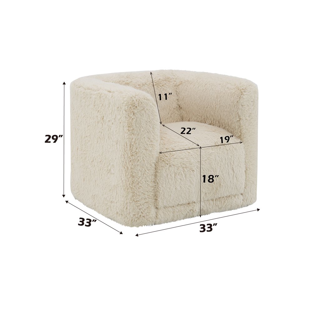 Upendo Chair w/Swivel, Beige Yakety Yak Sand