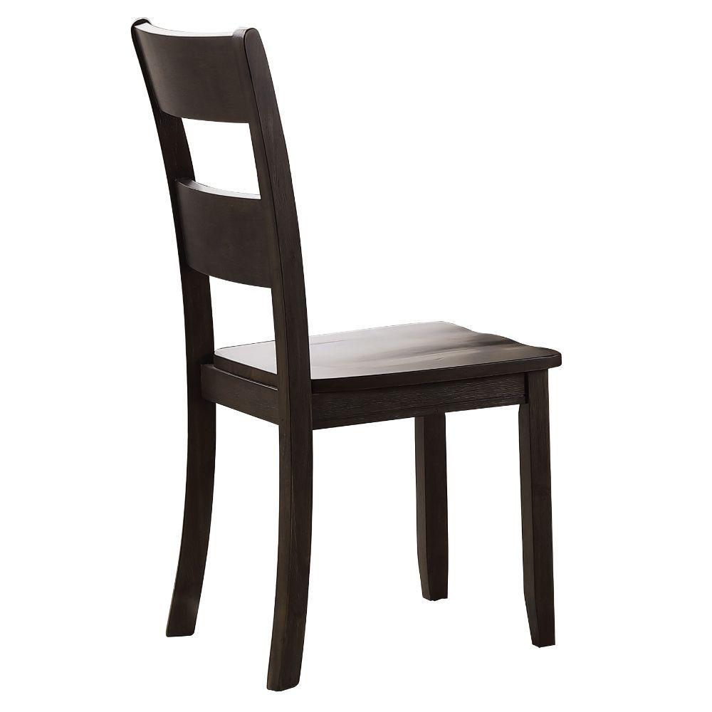 Haddie Side Chair (Set-2), Distressed Walnut