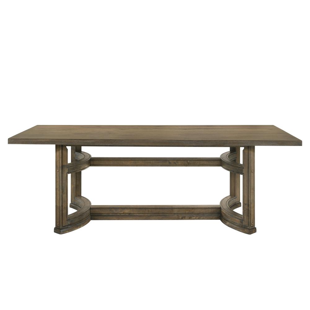 Parfield Dining Table, Weathered Oak