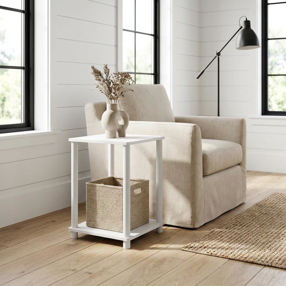 Engineered Wood Bookcase with Open Shelves and Sturdy Construction