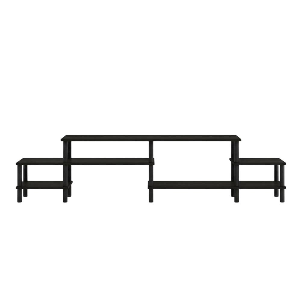Engineered Wood Entertainment Center for TVs up to 80 Inches with Ample Storage