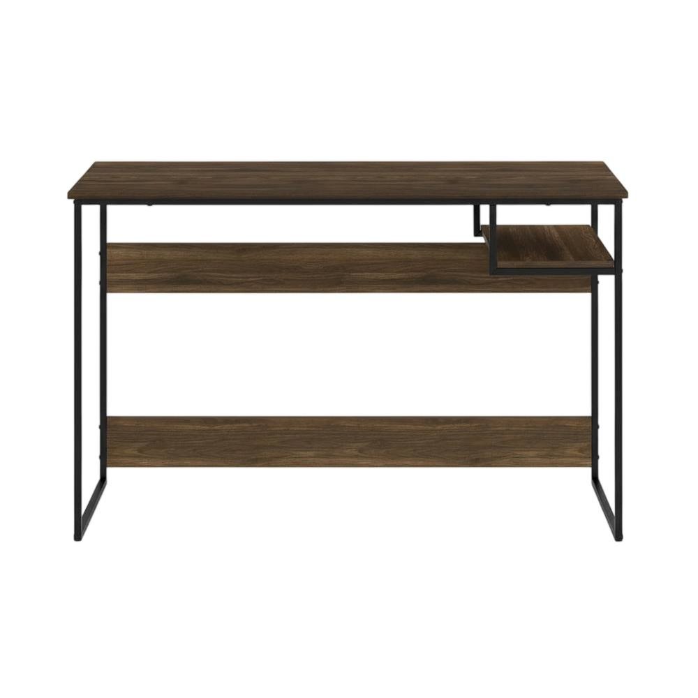 Engineered Wood Study Desk, Columbia Walnut Finish, Spacious Work Surface