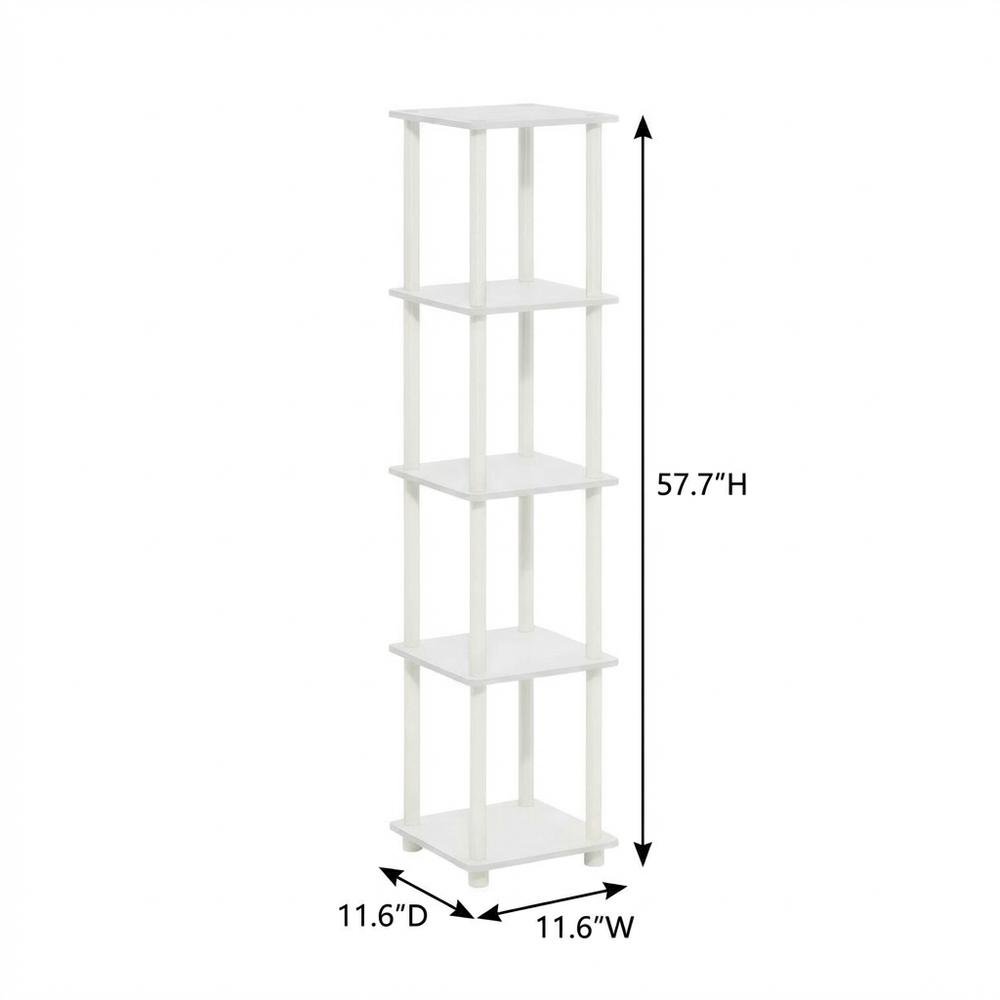 Engineered Wood Bookcase with Tall Storage and Stylish Finish