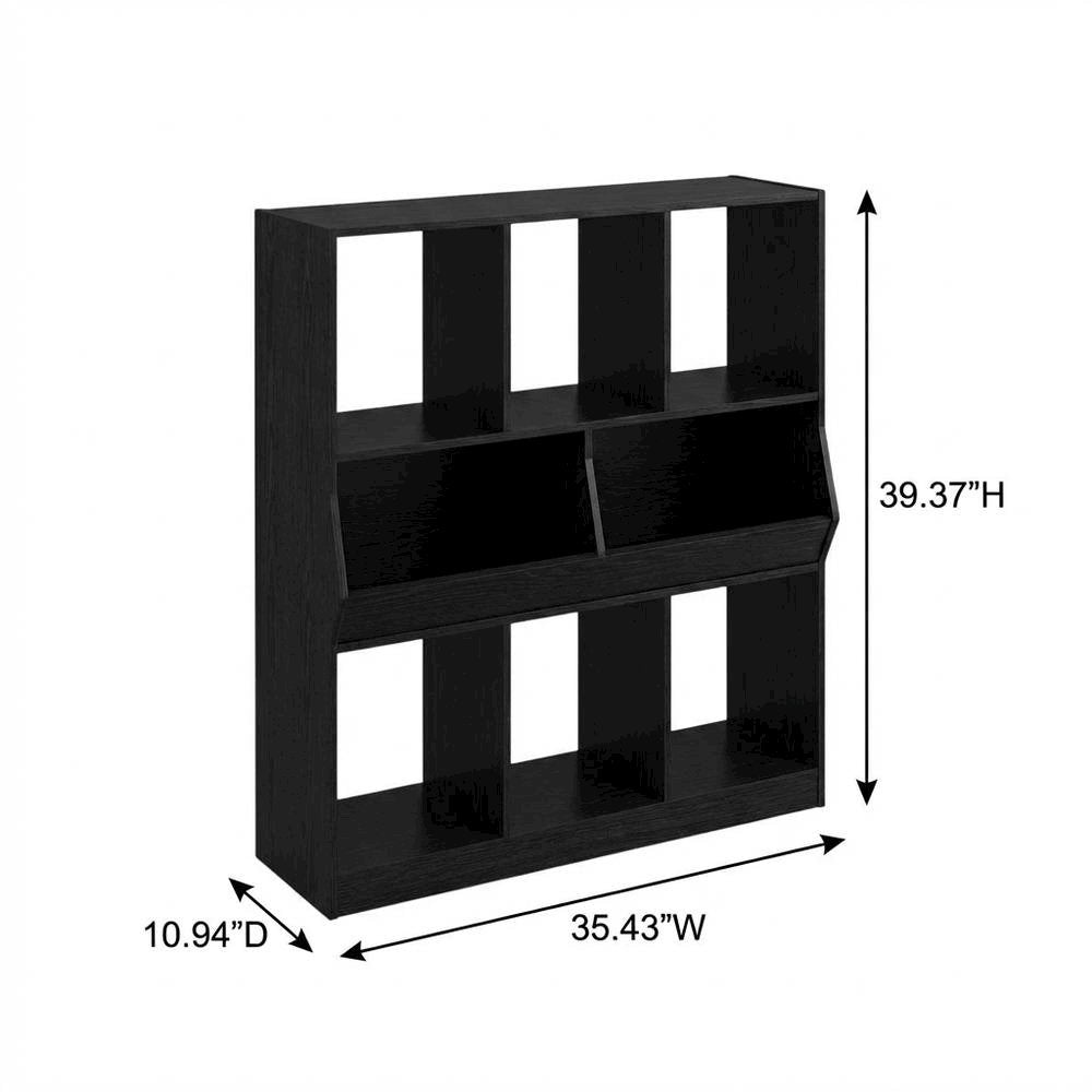 Engineered Wood bookcase with simple design for versatile storage