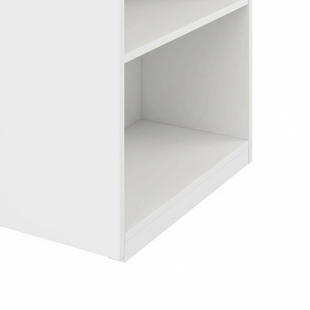 Engineered Wood bookcase with open shelving for home storage