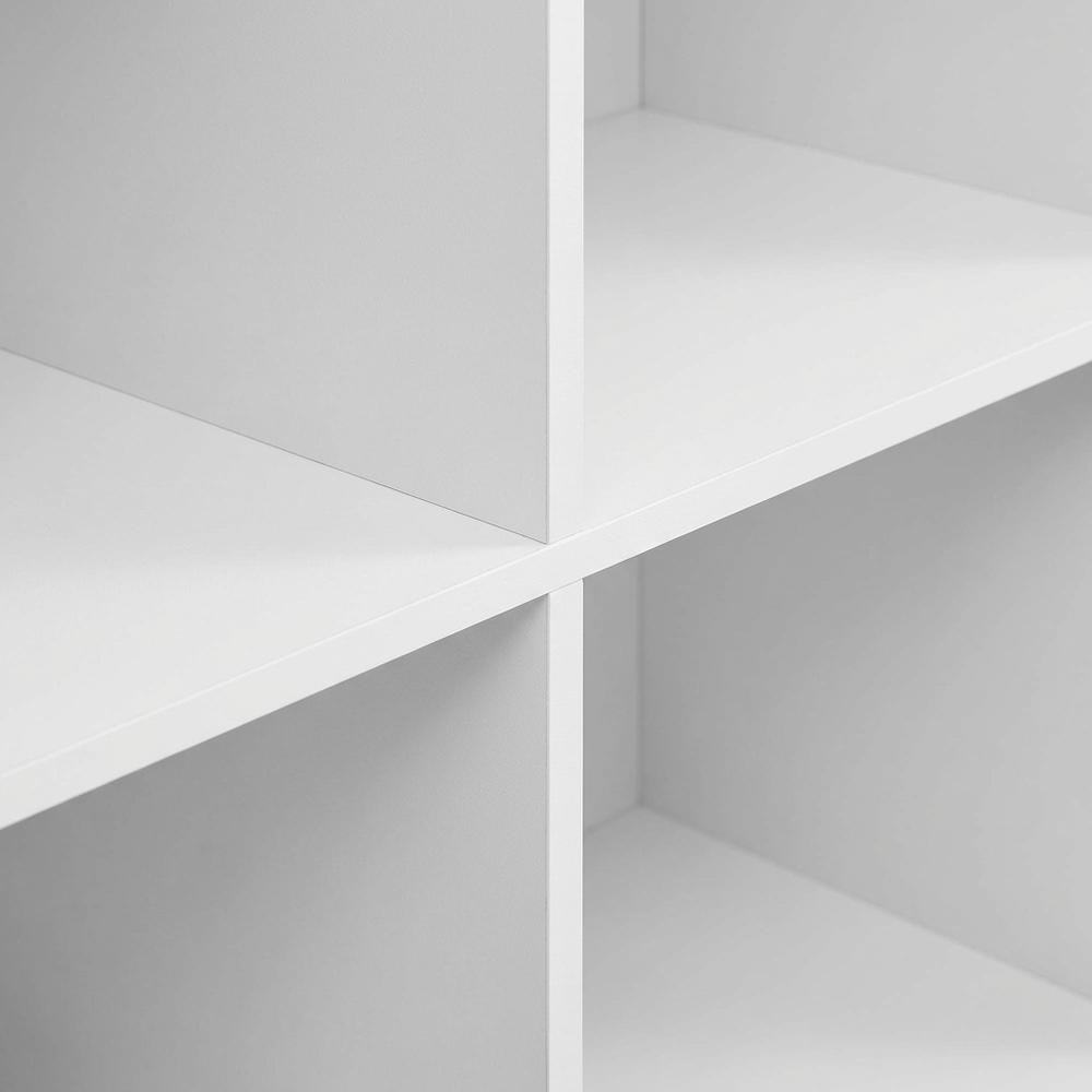 Engineered Wood bookcase in finish with spacious shelves for storage