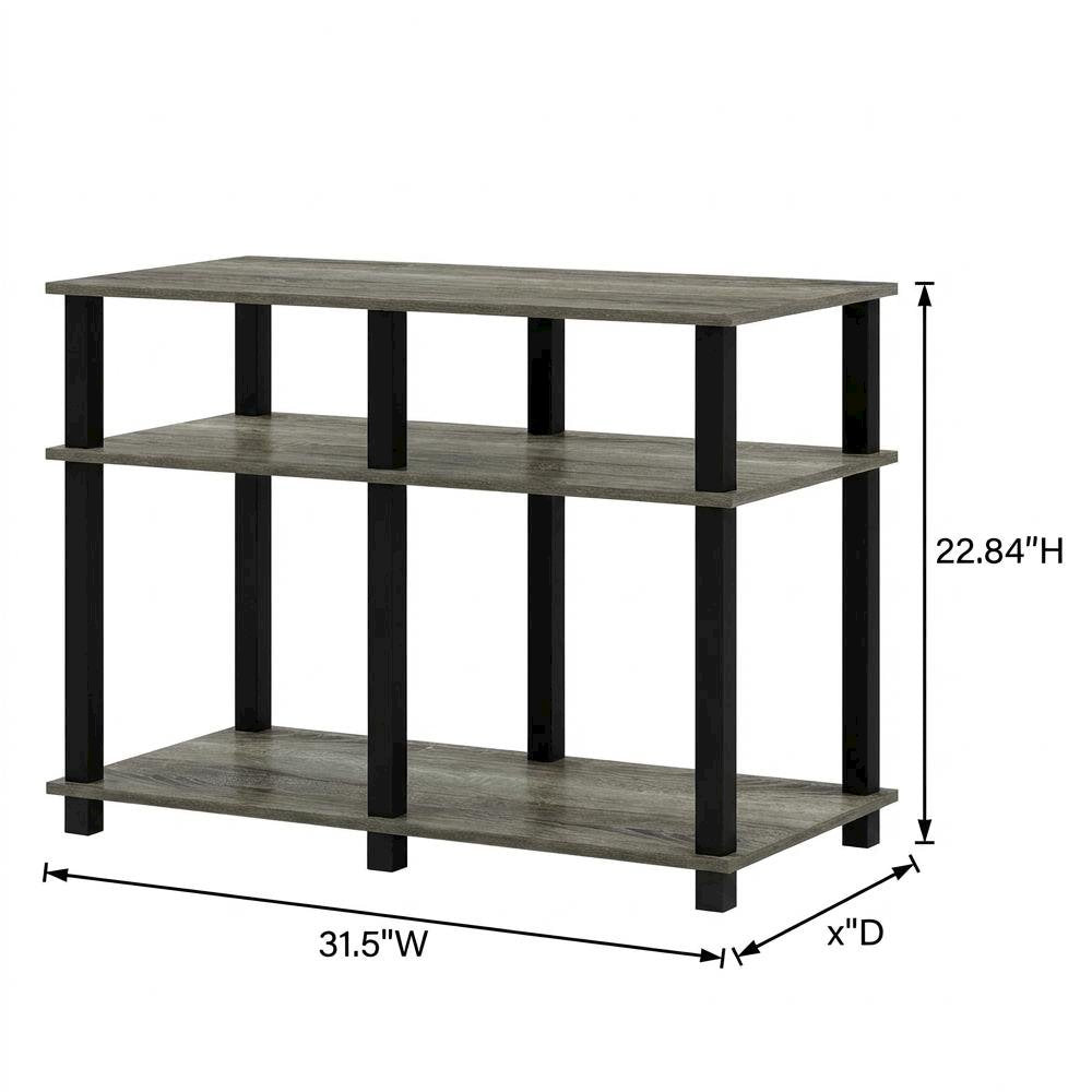 Engineered Wood TV stand for up to 40 inch TVs with modern French Oak