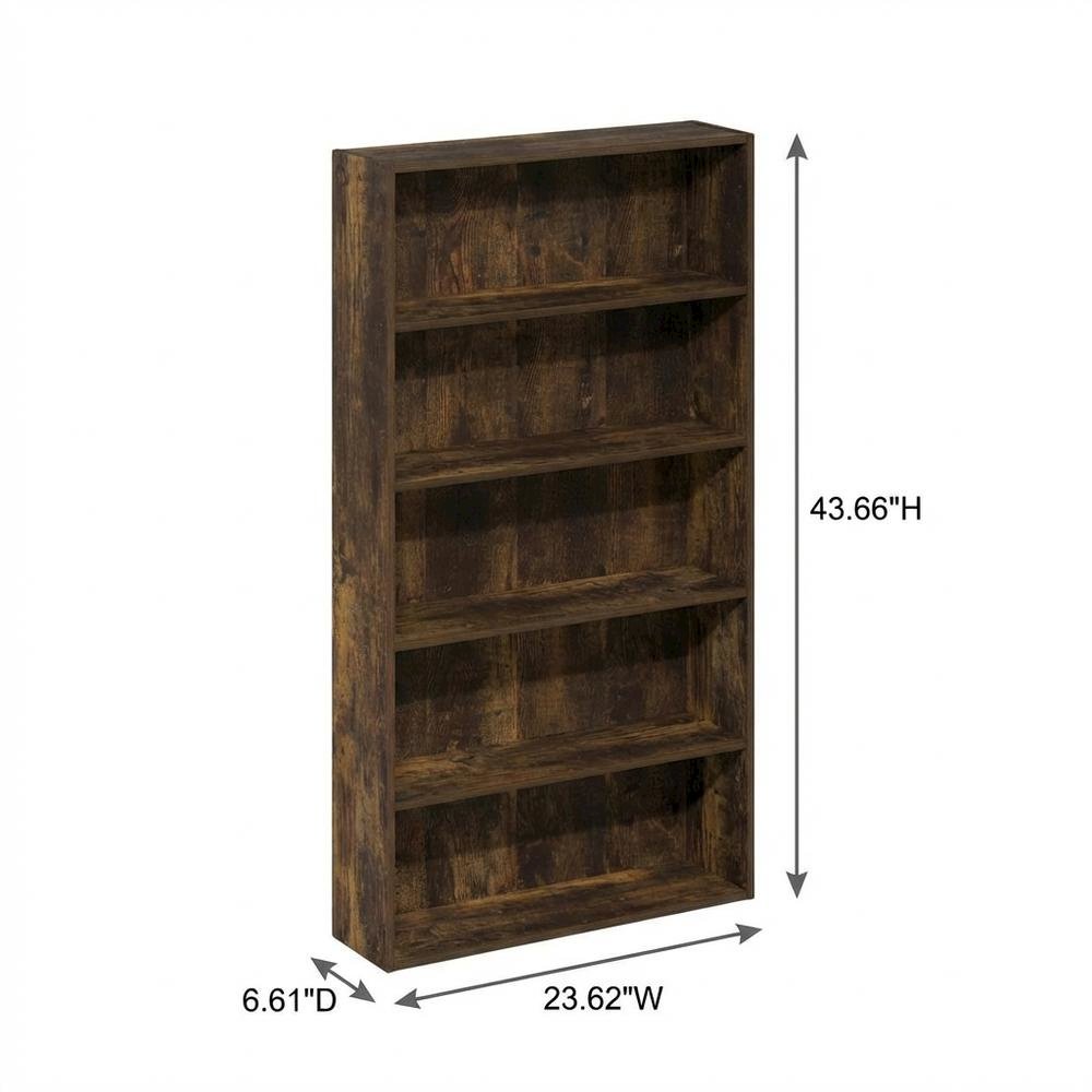 Engineered Wood bookcase with clean design and sturdy construction