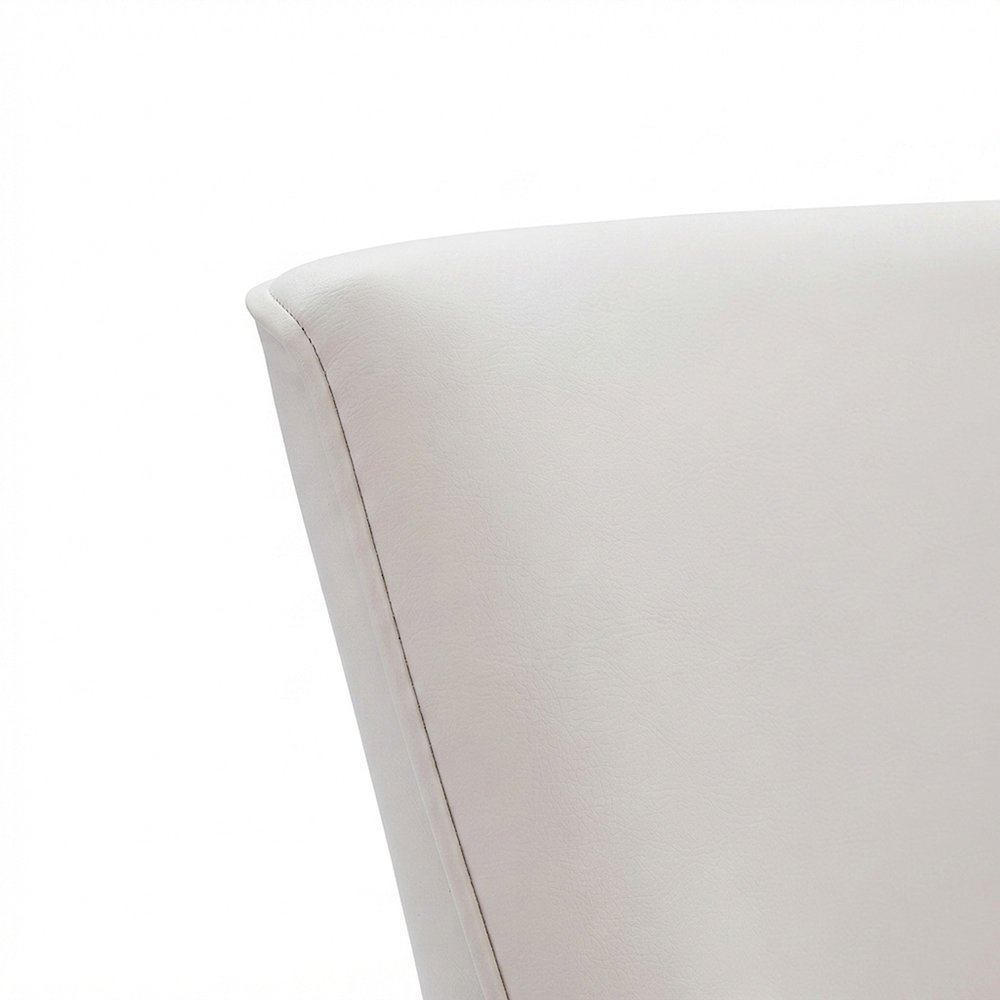 Linen-Weave Upholstered Dining Chair with Barrel Back, Set of 2, Natural