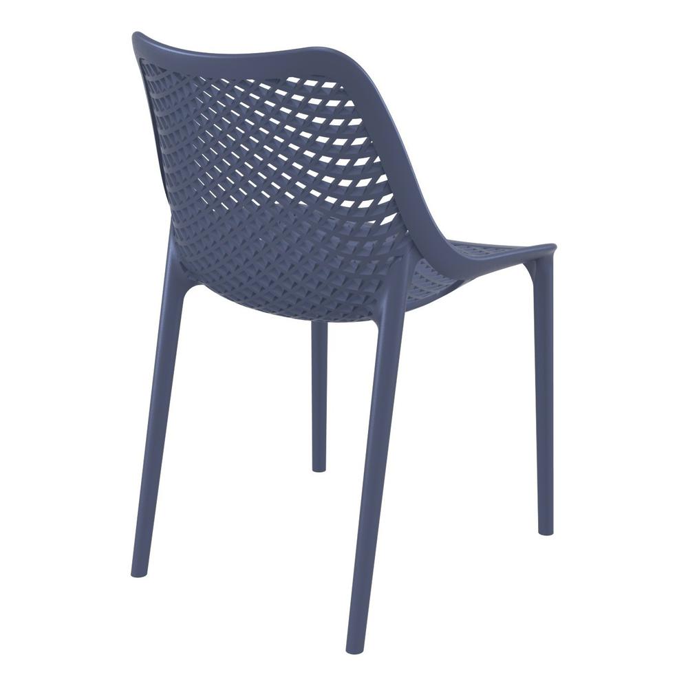 Outdoor Dining Chair, Set of 2, Dark Gray, Belen Kox