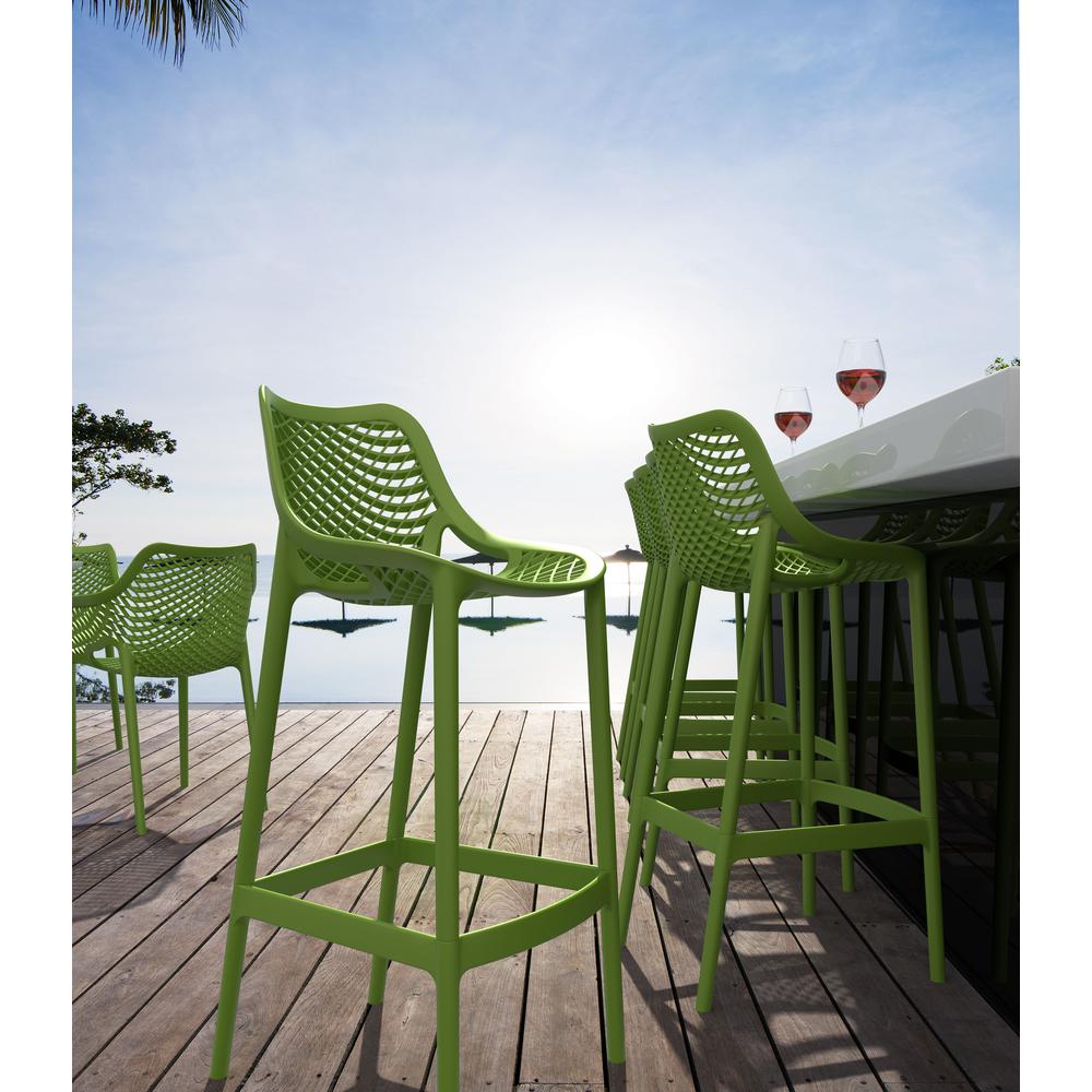 Bar Stool, Set Of 2, Tropical Green, Belen Kox