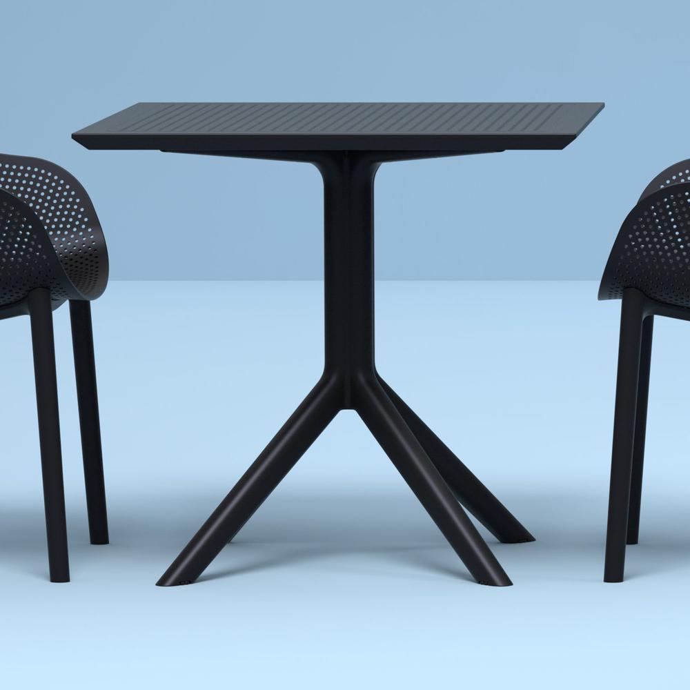 Sky Square Dining Table, Black, Belen Kox