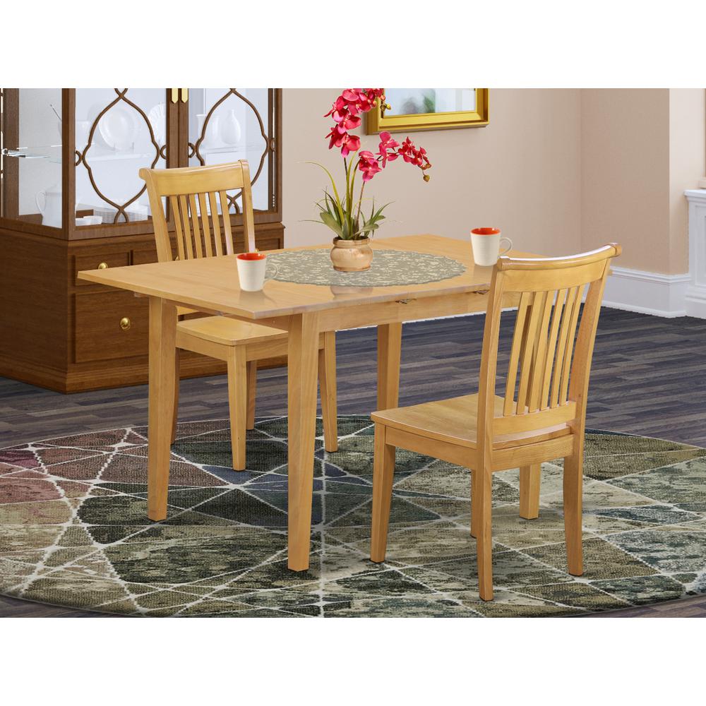 Dining Room Set Oak, NOPO3-OAK-W