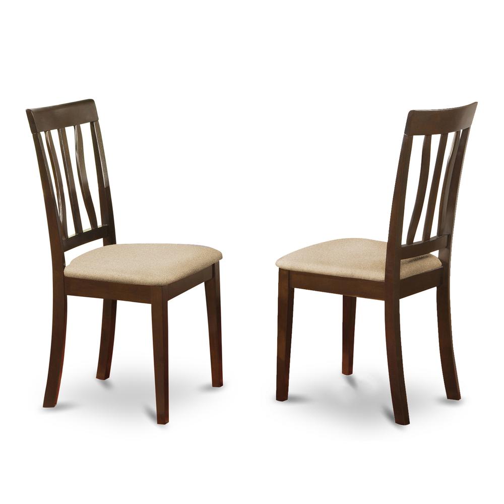 CAAN7-CAP-C 7 PC Dining room set for 6-Dining Table and 6 Dining Chairs