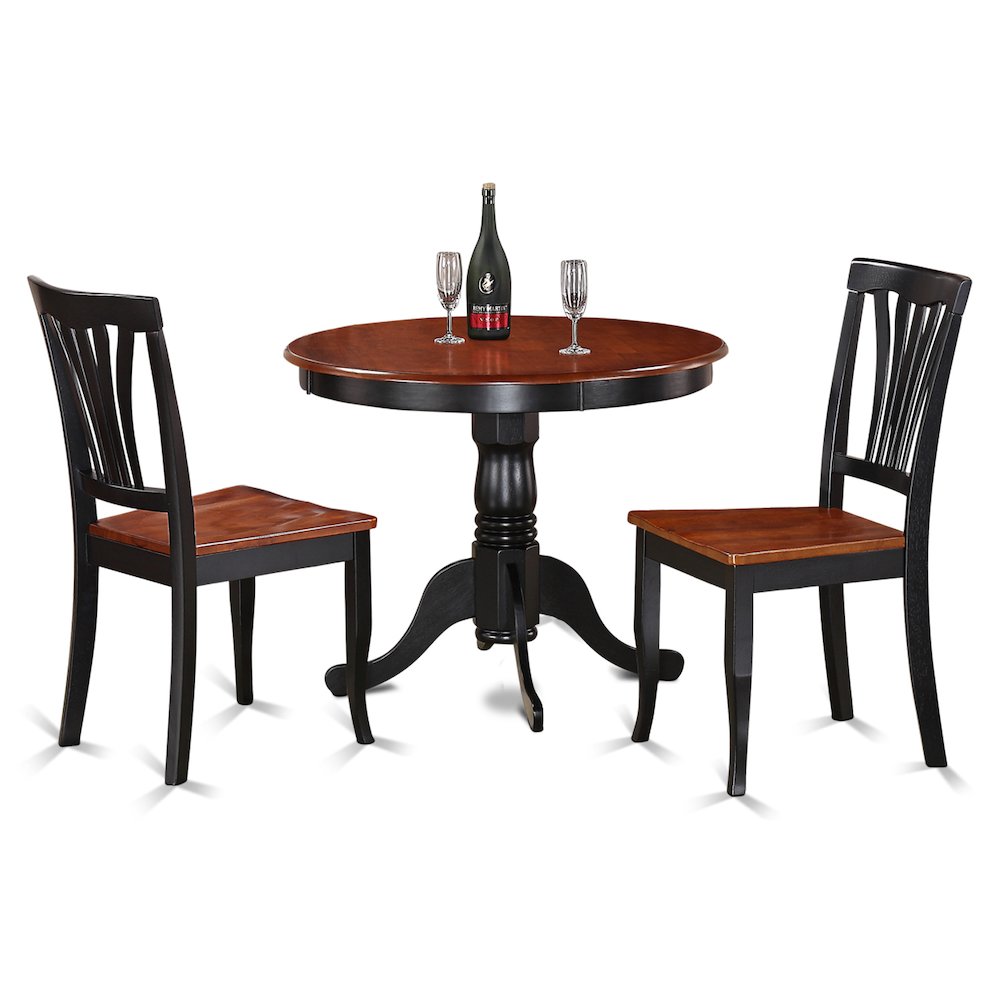 3 PC Kitchen nook Dining set-small Kitchen Table and 2 Kitchen Chairs