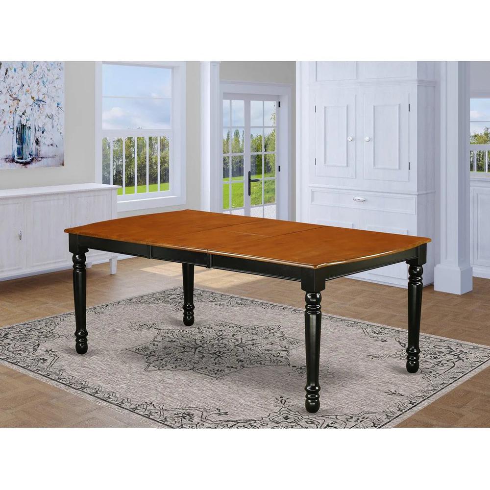 Dining Table Black & Cherry, DOT-BCH-T