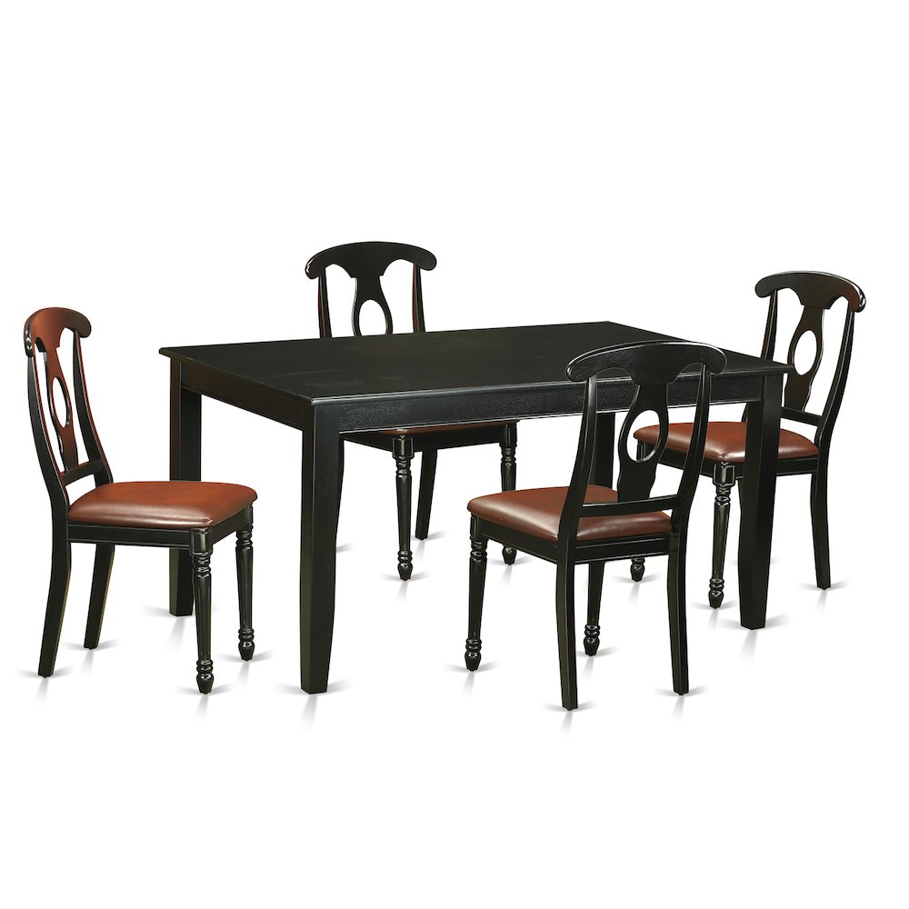 5 PcTable and Chairs set for 4-Table and 4 Dining Chairs