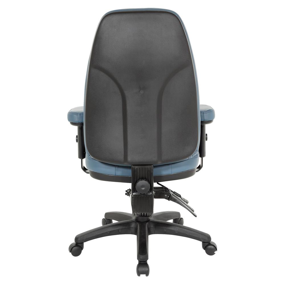 Professional Dual Function Ergonomic High Back Chair in Dillon Blue, EC4300-R105