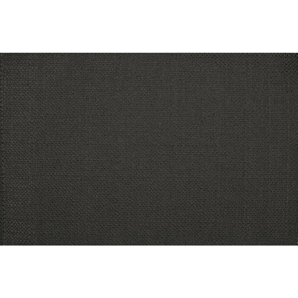Alloway Storage Ottoman in Charcoal Fabric with Antique Bronze Nailheads