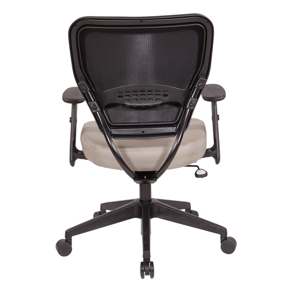 Antimicrobial Dillon Stratus Seat and Back Task Chair with Adjustable Angled Arms and Nylon Base, 5500D-R103