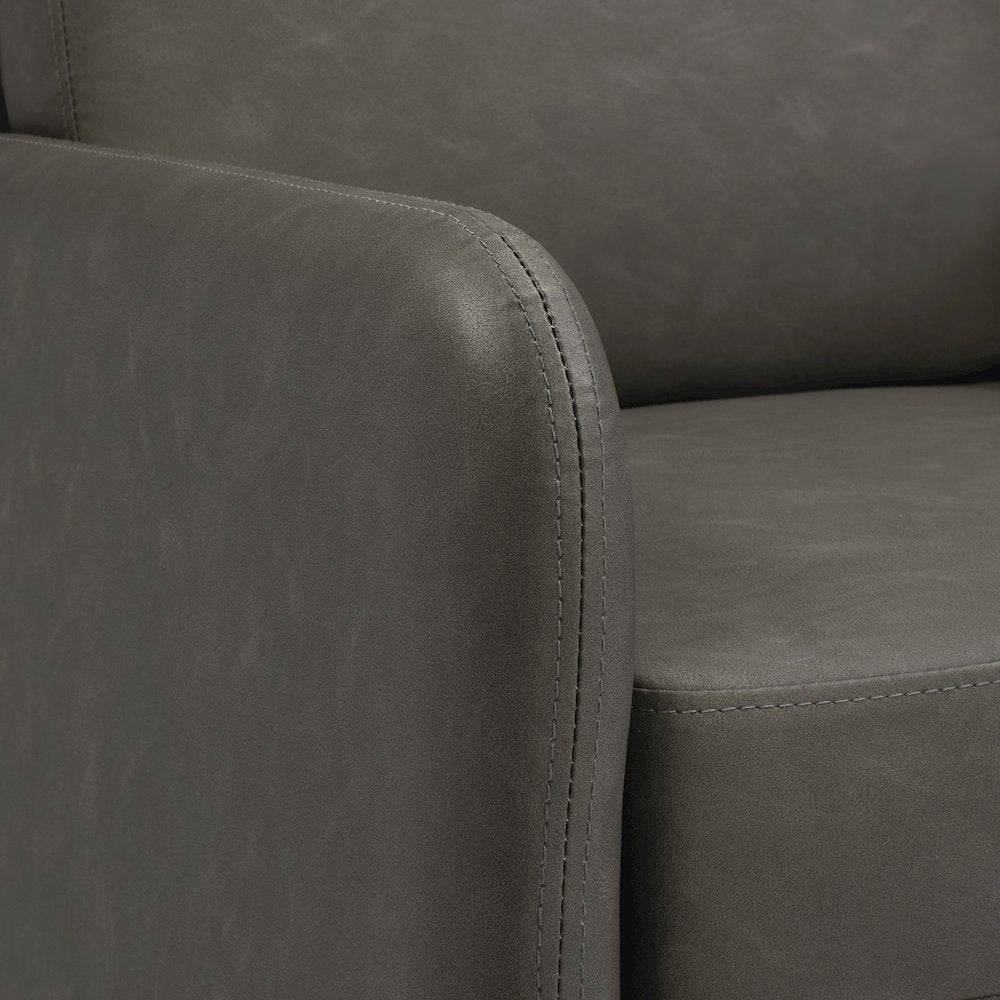 Lounge Sofa in Faux Leather