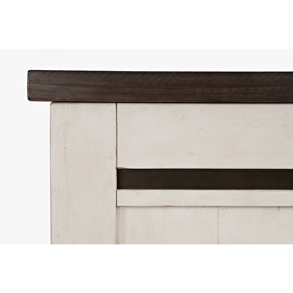 Madison County Rustic Reclaimed Pine Farmhouse Queen Panel Headboard