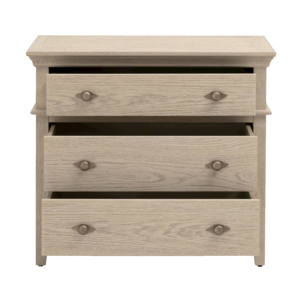 Oxford 3-Drawer Nightstand