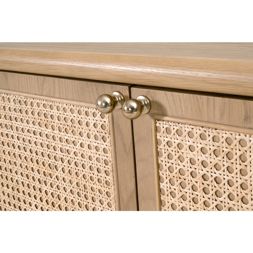 Bronze Bay Transitional Cannes Media Sideboard