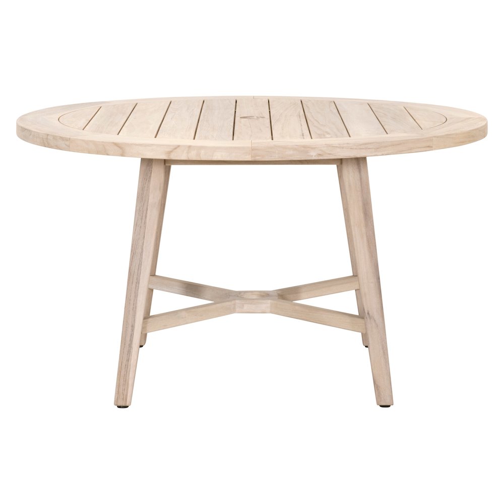 Woven - Outdoor Transitional Carmel Outdoor 54" Round Dining Table