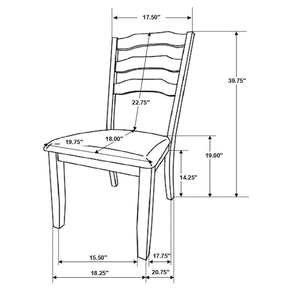 Ronnie Wood Dining Side Chair Rustic Cream (Set of 2)