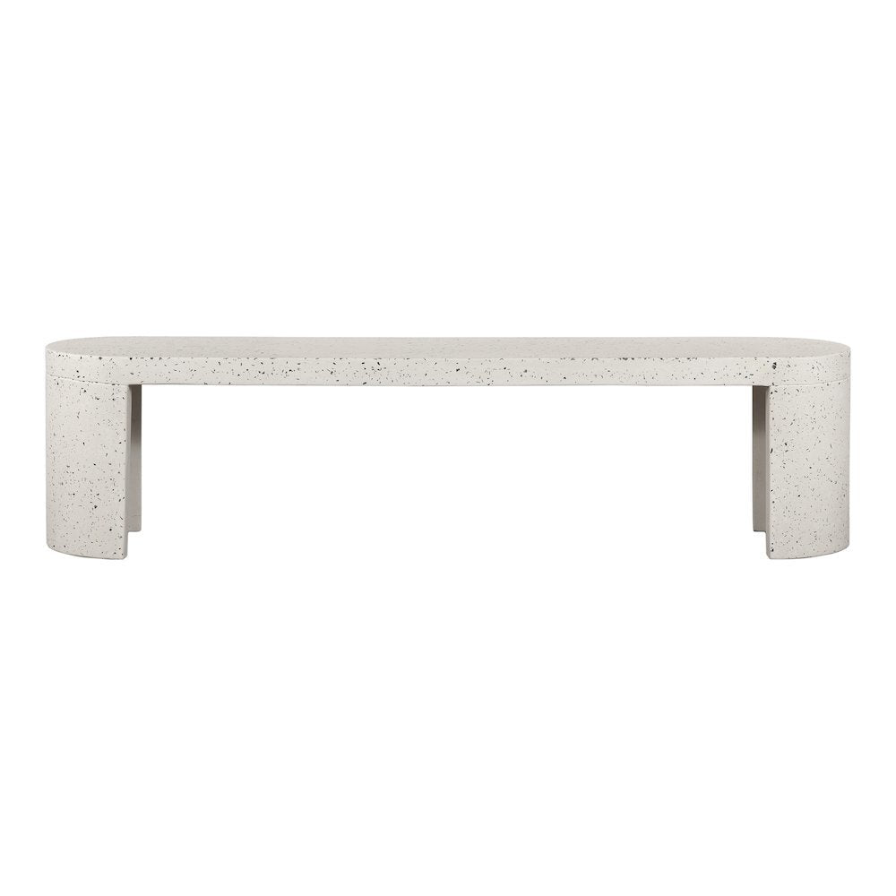 Gray Indoor and Outdoor Bench, Solid Greystone Entryway Bench
