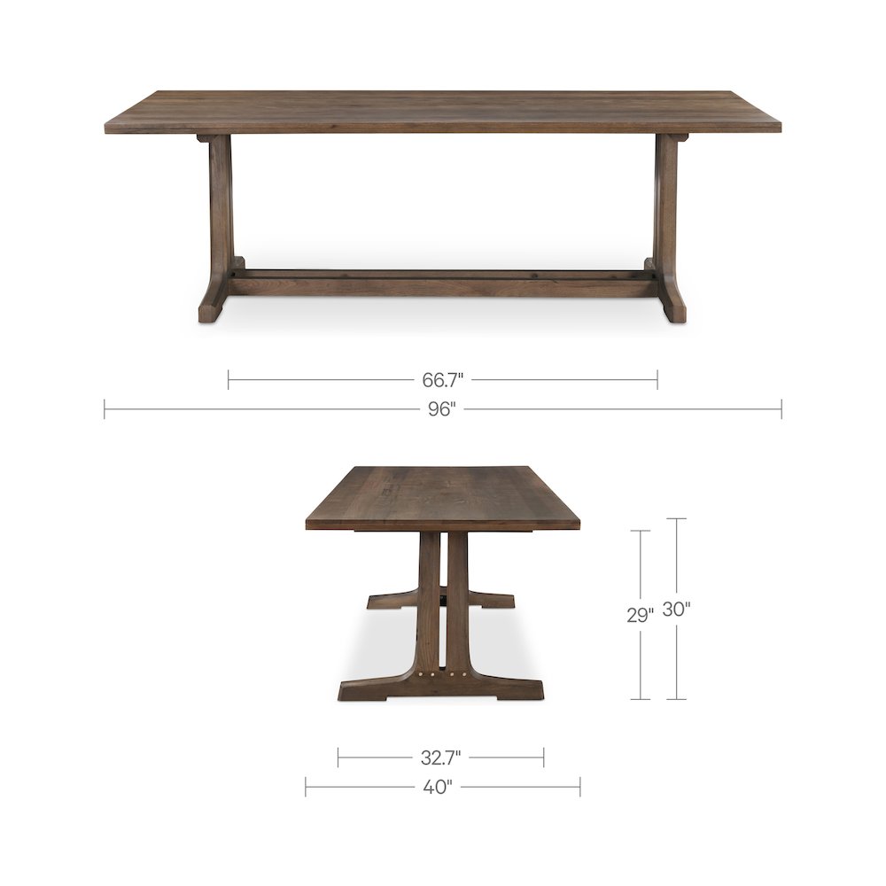 Samuel Dining Table Dark Brown