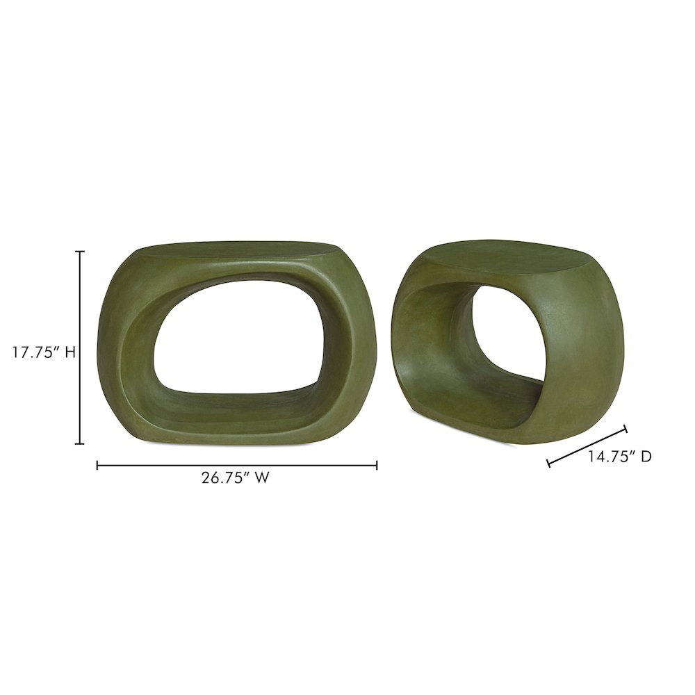 Albers Outdoor Stool Green