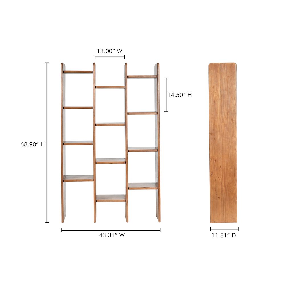 Orson Bookcase Brown