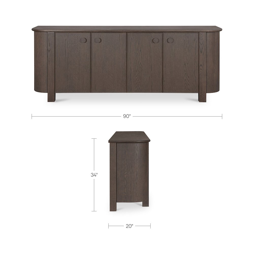 Loren Sideboard Dark Brown