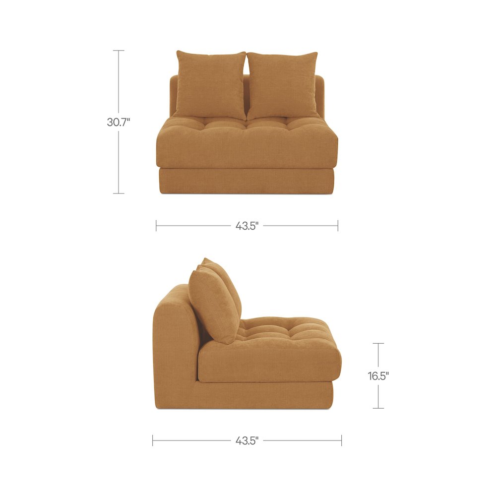 Davie Slipper Chair Golden Yellow