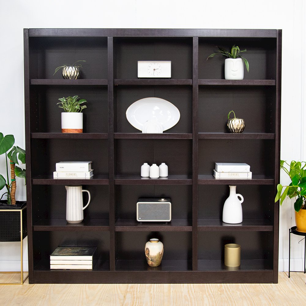 Concepts in Wood 72 x 72 Wall Storage Unit, Espresso Finish