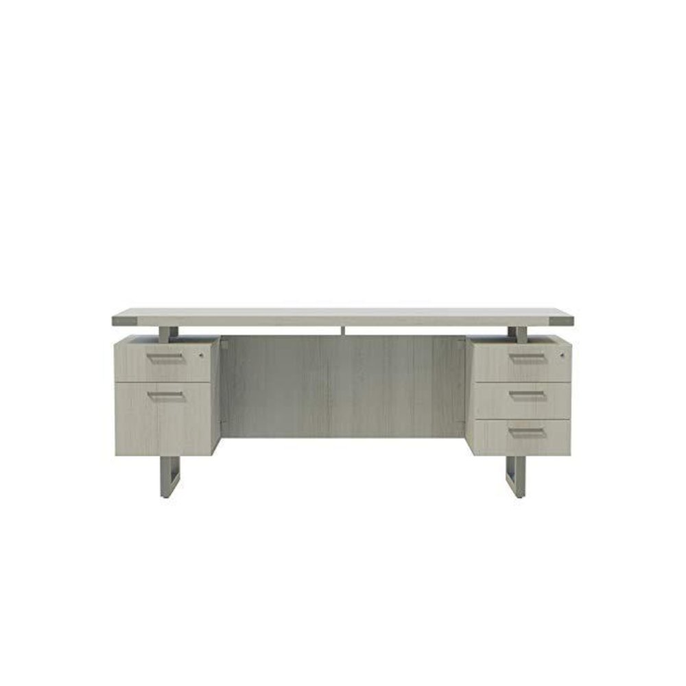 Mirella™ Free Standing Credenza, BBB/BF White Ash