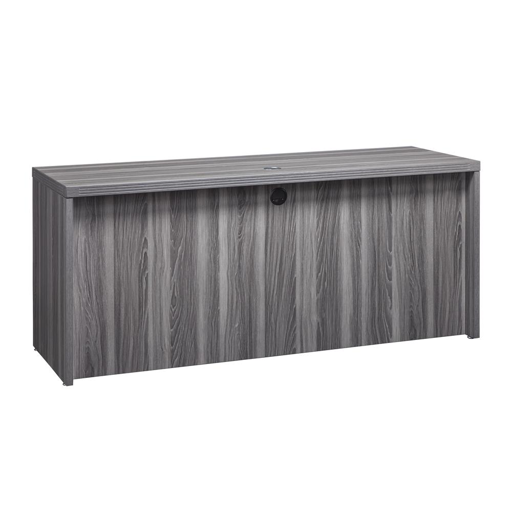 72" Credenza, Gray Steel