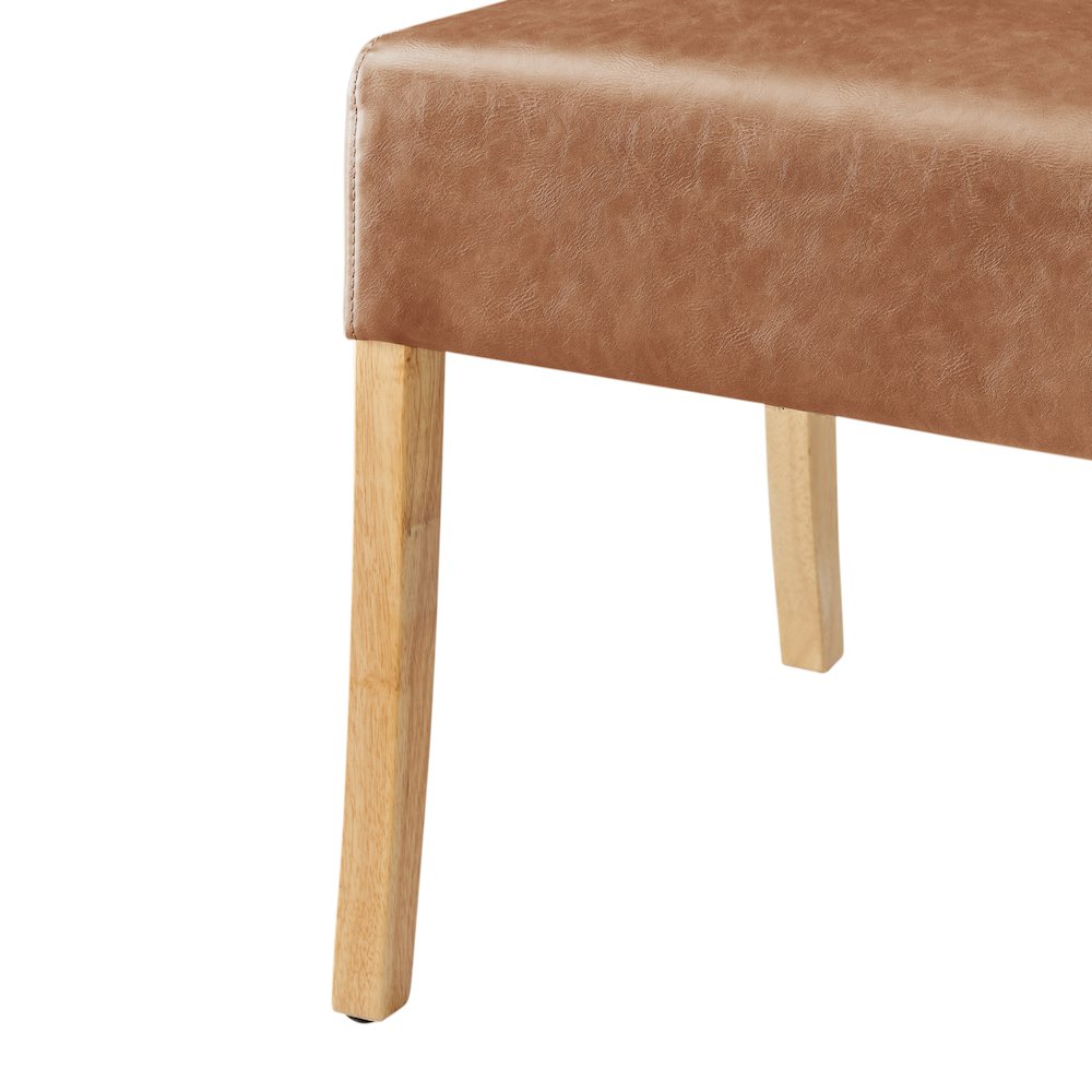 Valencia Faux Leather Dining Side Chair, (Set of 2)