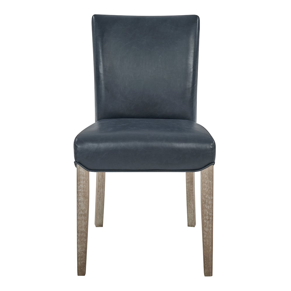 Beverly Hills Bonded Leather Chair, (Set of 2)