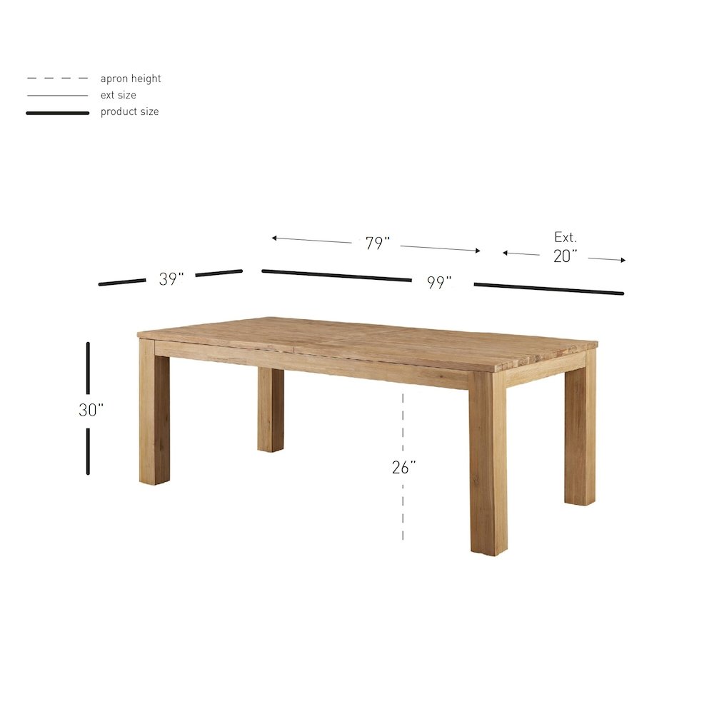 Bedford Butterfly Dining Table