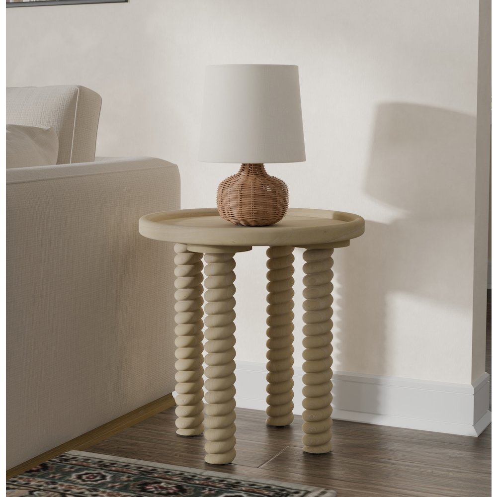 Crellin Accent Table - Weathered Sand