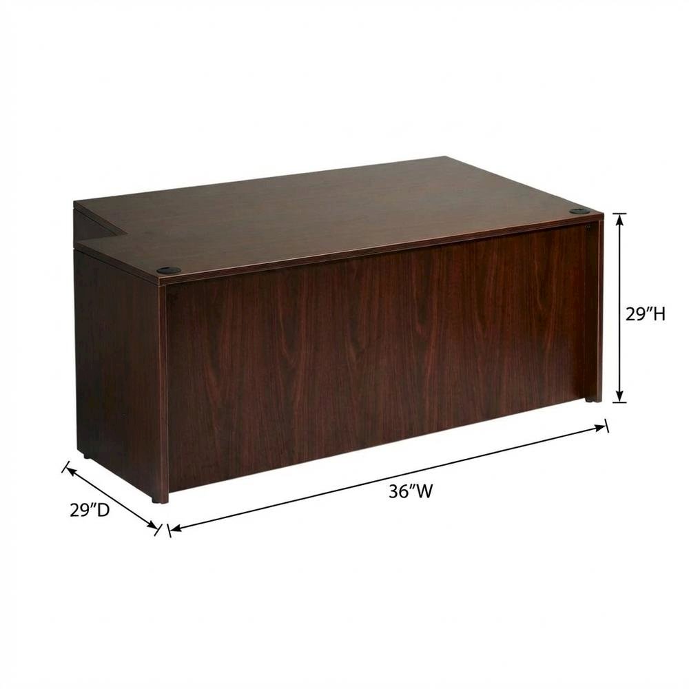 Mahogany Office Desk With Elegant Finish And Spacious Surface